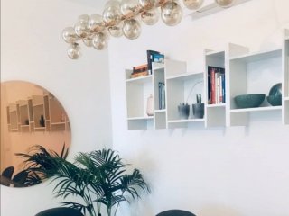 Luster 25 kugli  zlatni duguljasti L120cm