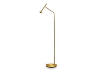 Zlatna  podna LAMPA ZA ČITANJE