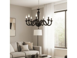 Crni kristalni luster Ravel