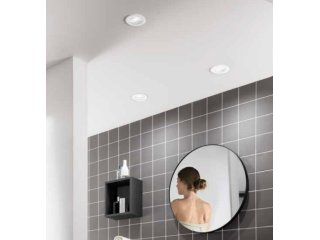 ugradbena lampa pomična crna IP65